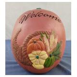 Welcome harvest pumpkin indoor or outdoor
