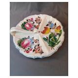 Vintage Hand-painted Floral Serving Tray