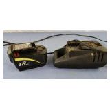 18v skill charger and battery powers on