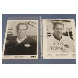 Ned Jarrett autographed 8x10 nascar winston cup