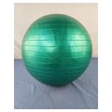 Exercise ball yoga