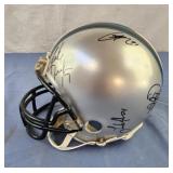 NC Panthers toy helmet signed