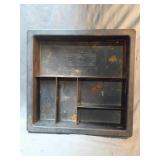 Better Built black plastic tray 18.5 x 3 x 19