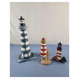 Lighthouses, cape lookout, metal tealight holder,