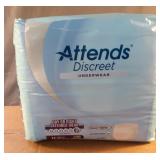 Attends Discreet underwear X-Large 6 absorbancy