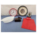 Clock , alarm clock, wireless thermometer,