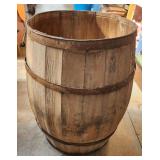 Vintage wine barrel 28" tall 20" diameter