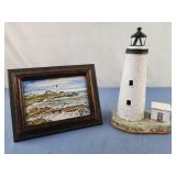 7x9 lighthouse picture, 10.5" lighthouse