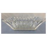 Rectangular fluted serving glass bowl 11