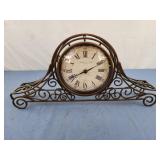 Sterling Noble Mantel Clock Metal Works