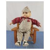 Waynes Gimme a Hug doll 14" and doll chair