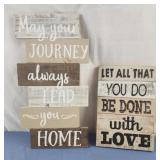 Wood home decor, home, love , wood signs