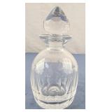 6" glass decanter bottle