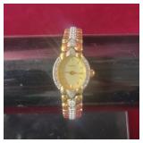 Elgin Quartz Watch with two tone band with