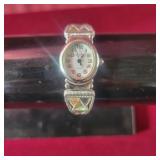 Victoria Rhien Watch and Band with abalone accents