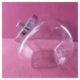 Glass cookie jar
