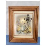 Wall clock with Andres Orpinas print