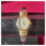 Milan watch with Gold Colored Cuff Band - works