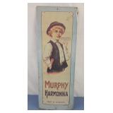 7x19 metal sign MURPHY HARMONICA MADE IN GERMANY