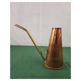 Hammered copper watering can missing