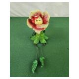 Anthropromorphic flower girl shelf sitter