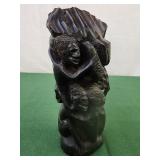 African Ebony hand carved sculpture 8"