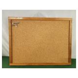 25x19.5 framed cork board wall hanging