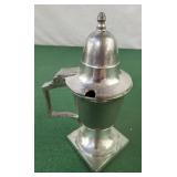Pewter mustard pot