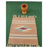 Native American CHIMAYO Weaving ~ 9.5" x