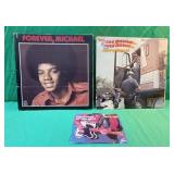 Vinyl records-Forever Michael, Jerry Reed, Ray