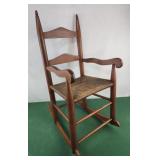Childs wooden rocking chair 14x28x11