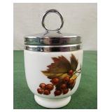 Royal Worcester Porcelain Egg Coddler Cup Fruit