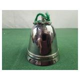 Wallace silver bells green holly 2.5"
