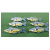 Set of 6 fish napkin holders