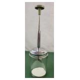 Vtg Retro Acme Glass Food & Nut Chopper Steel
