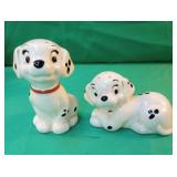 Disney dalmatian salt and pepper shaker set. 4.5"