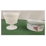 Indiana Glass Harvest Grape Milk Glass