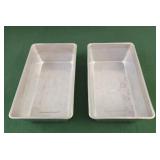 Aluminum loaf pans 9.5x5.5x3