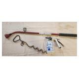 Shower wand, insecticide sprayer, stake