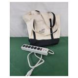 Tote bag arts council, ace surge power strip