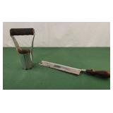 Bulb planter and stanley gents saw