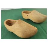Vintage wooden dutch clogs Holland 8"