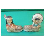 Indian children salt and pepper shaker