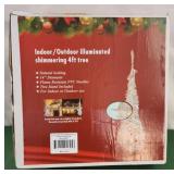 14" diameter  4ft indoor outdoor shimmering tree