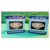 Set of 2 5 1/4 Realistic full range speakers for