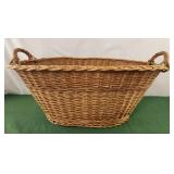 Large wicker basket 27x11x19
