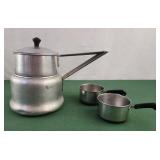 2 Quart 3pc Pot & Steamer Stacking Set