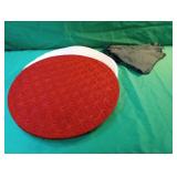 Woven placemats 10 at 15", beaded placemats 4 at