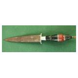Vintage dagger unknown origin Gonzales written on