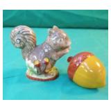 Squirrel and acorn salt and pepper s